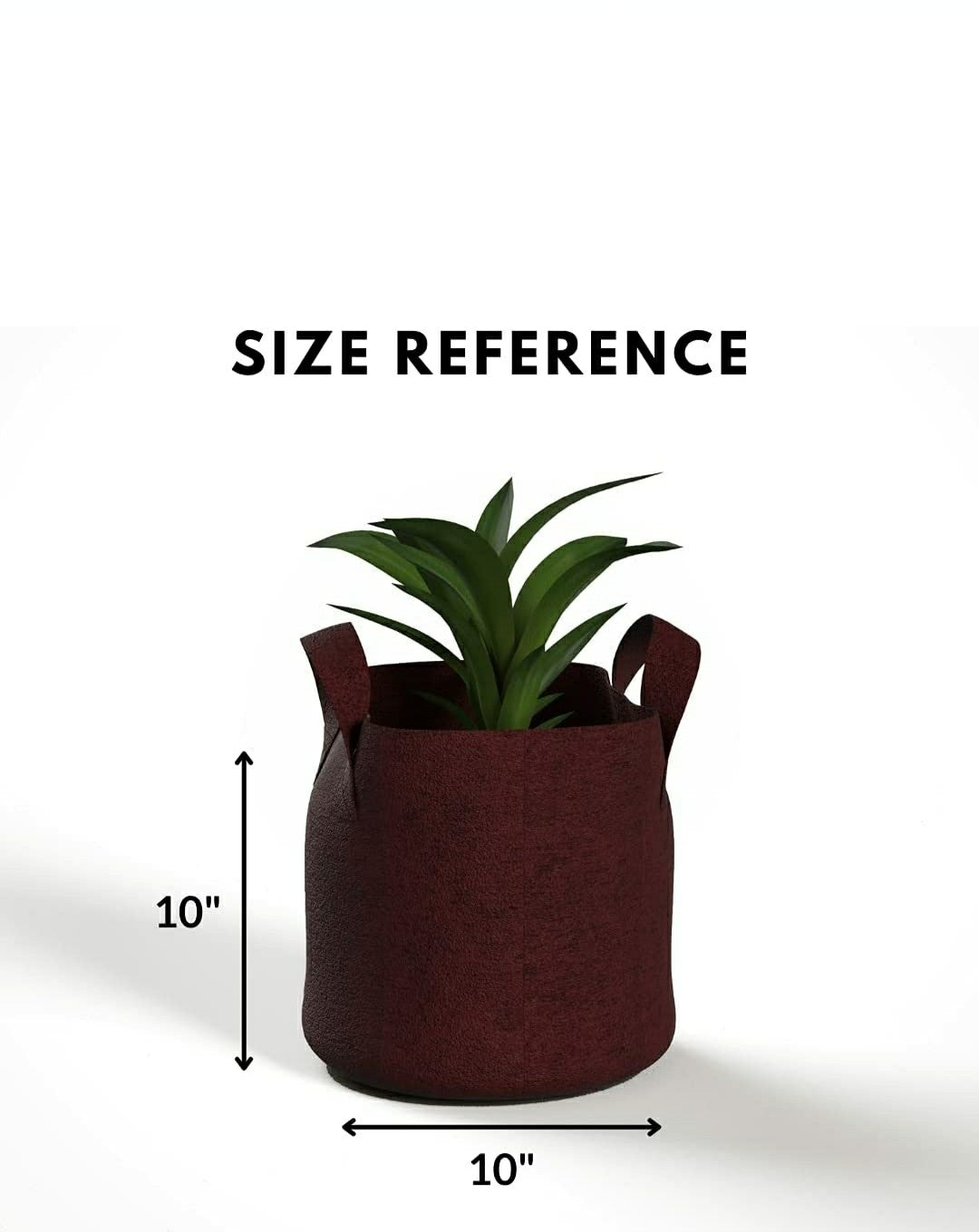 Fabric grow bags 10X10 inches