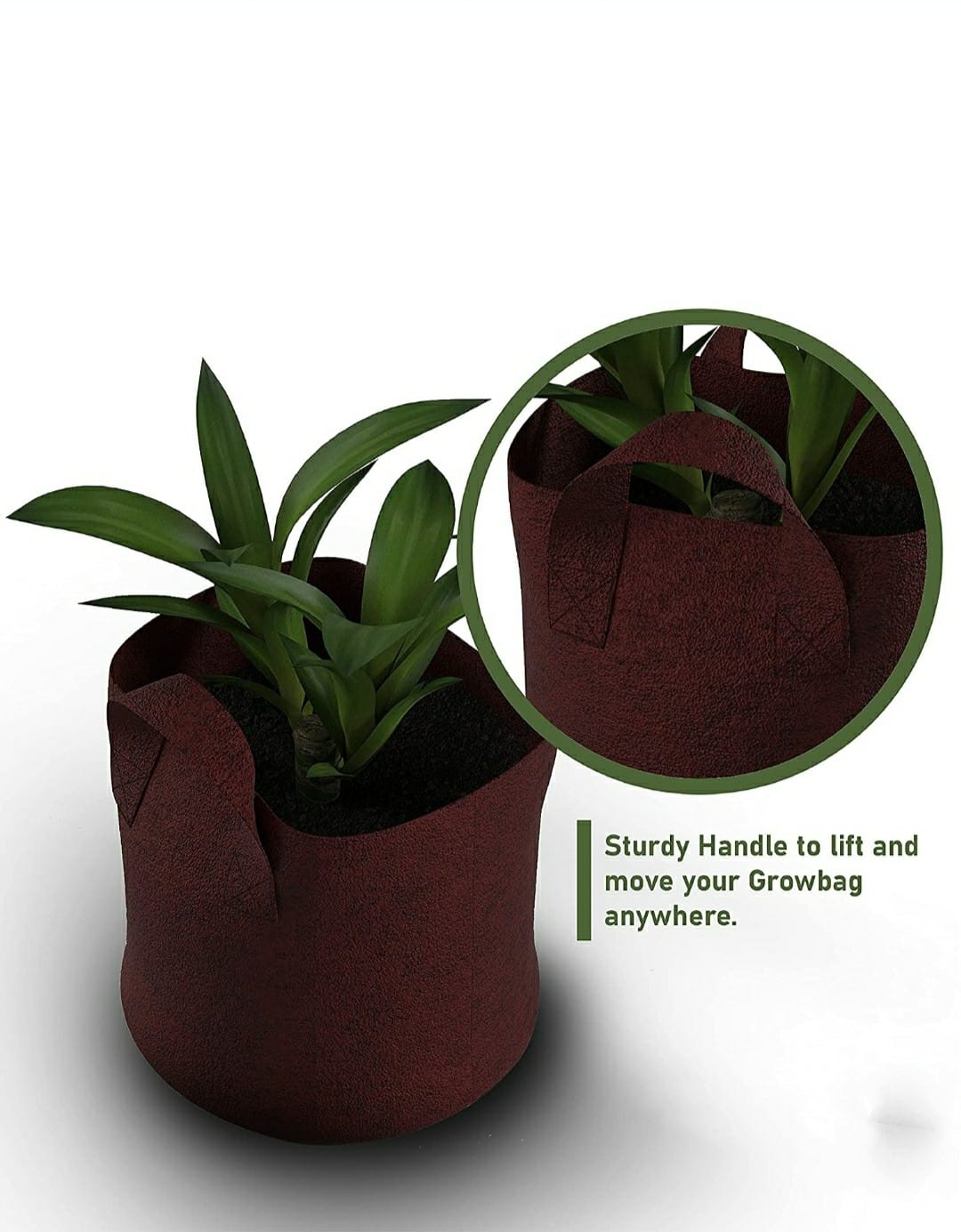 Fabric grow bags 10X10 inches