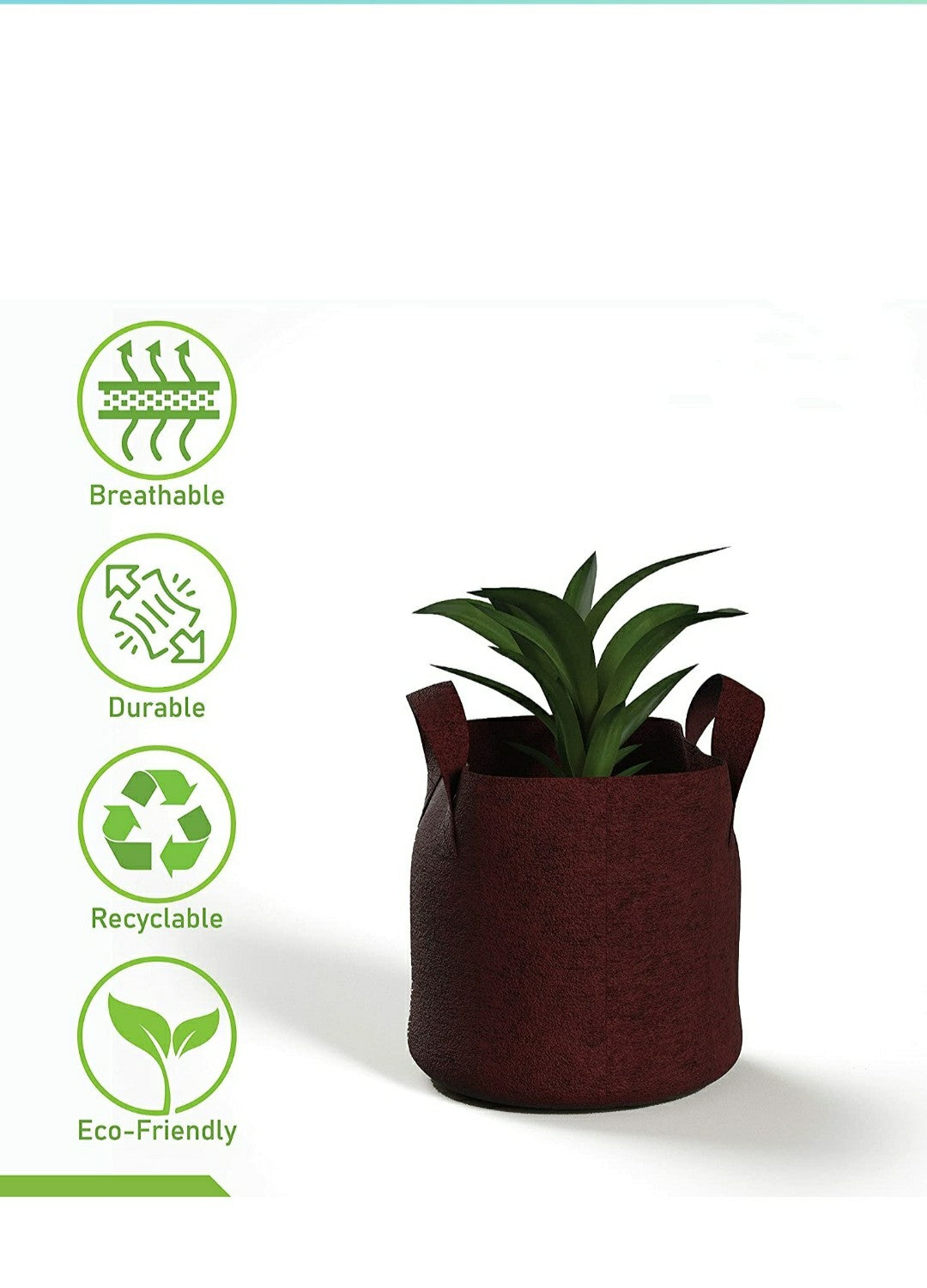 Fabric grow bags 10X10 inches