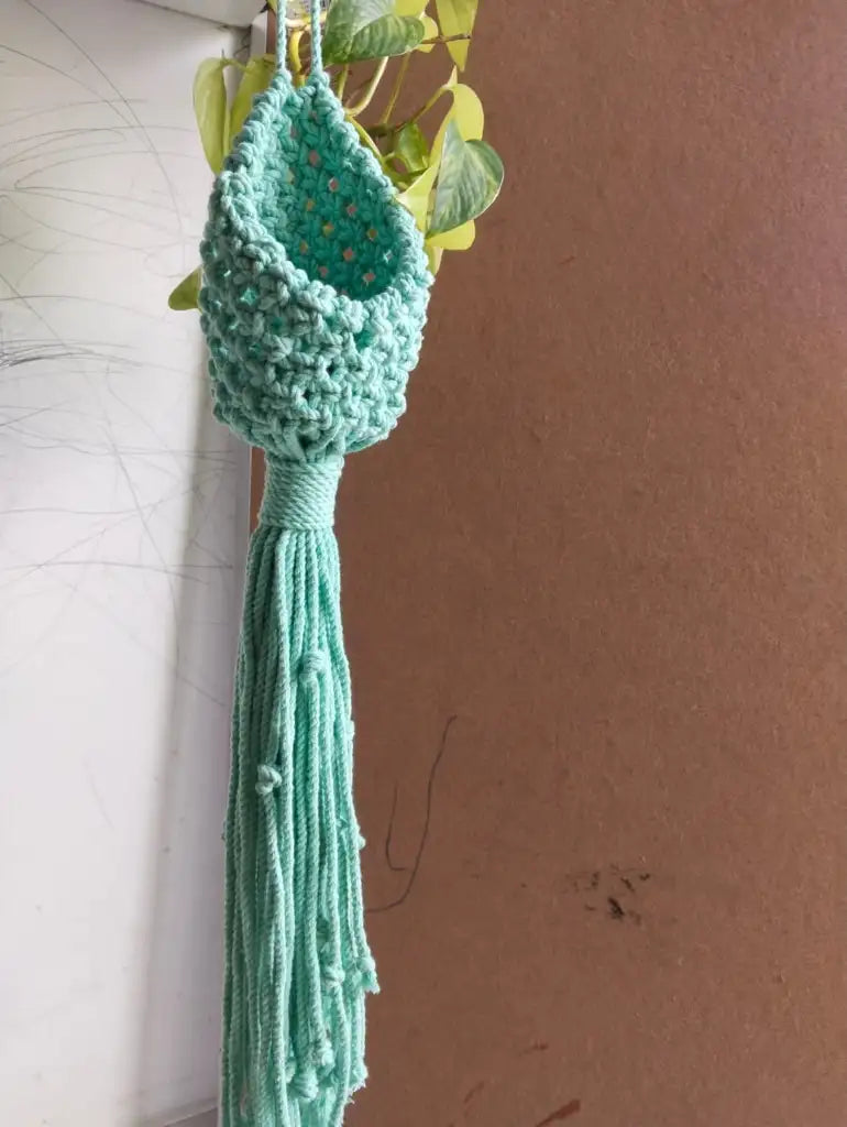 Macrame Nest Hanger (Brown/Orange/Green)